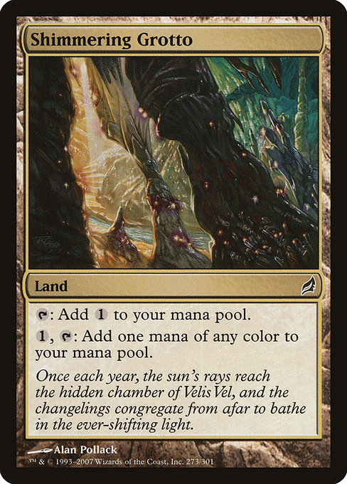 Magic the Gathering Card - Shimmering Grotto - MTG Circle