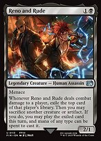 Magic the Gathering Card - Reno and Rude - MTG Circle