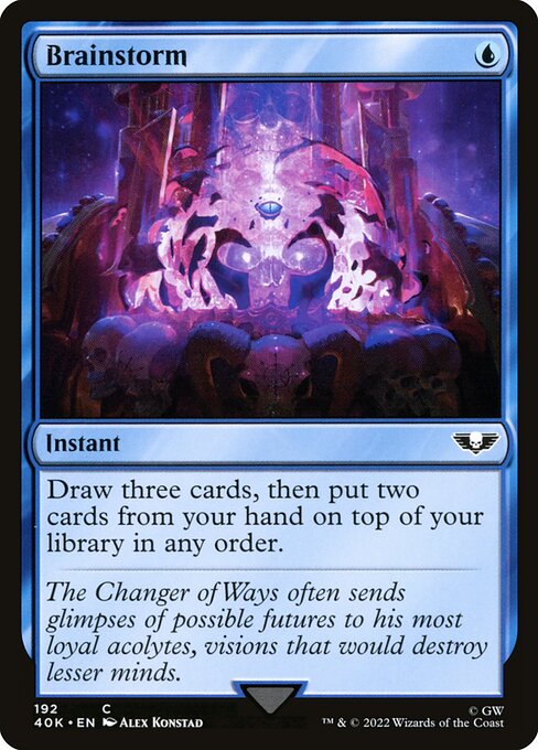 Magic the Gathering Card - Brainstorm - MTG Circle