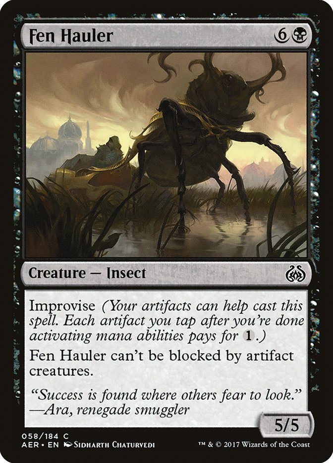 Magic the Gathering Card - Fen Hauler - MTG Circle