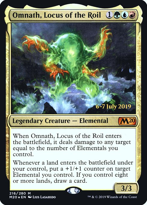 Magic the Gathering Card - Omnath, Locus of the Roil - MTG Circle