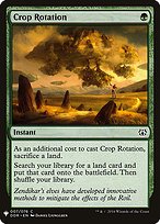 Magic the Gathering Card - Crop Rotation - MTG Circle