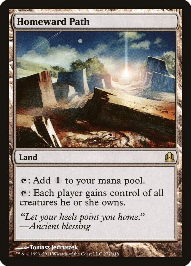 Magic the Gathering Card - Homeward Path - MTG Circle
