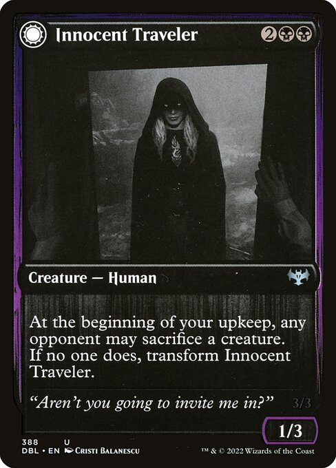 Magic the Gathering Card - Innocent Traveler - MTG Circle