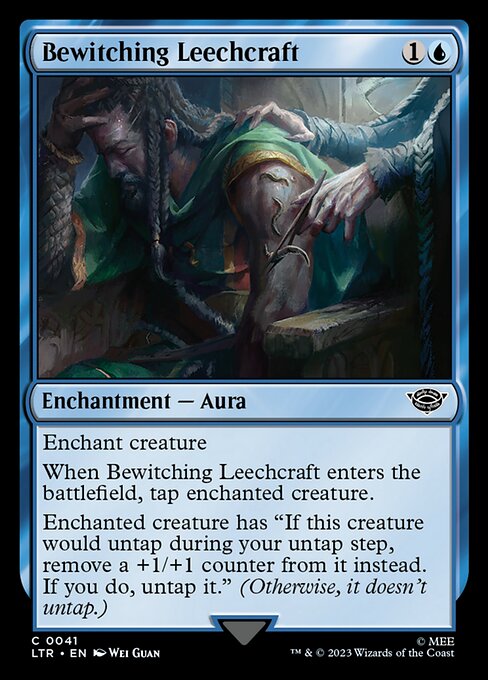 Magic the Gathering Card - Bewitching Leechcraft - MTG Circle
