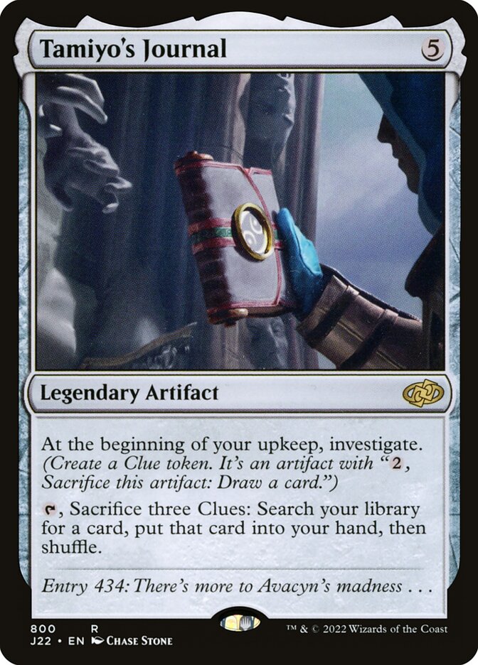 Magic the Gathering Card - Tamiyo's Journal - MTG Circle