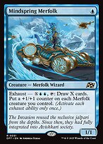 Magic the Gathering Card - Mindspring Merfolk - MTG Circle