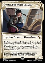 Magic the Gathering Card - Delney, Streetwise Lookout - MTG Circle