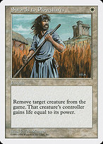 Magic the Gathering Card - Swords to Plowshares - MTG Circle