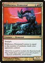 Magic the Gathering Card - Wilderness Elemental - MTG Circle