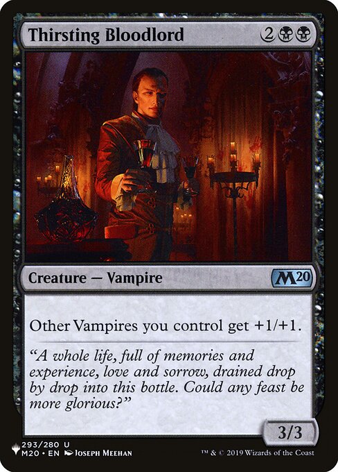 Magic the Gathering Card - Thirsting Bloodlord - MTG Circle