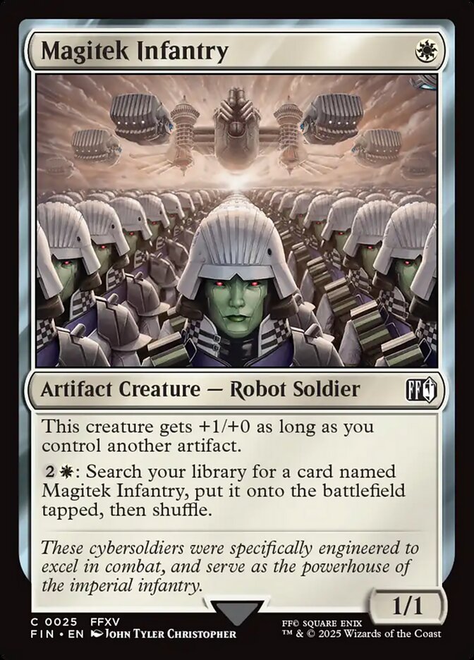 Magic the Gathering Card - Magitek Infantry - MTG Circle