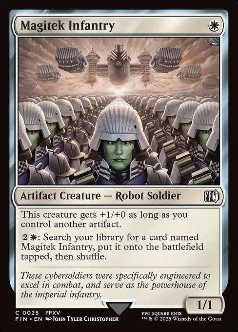 Magic the Gathering Card - Magitek Infantry - MTG Circle