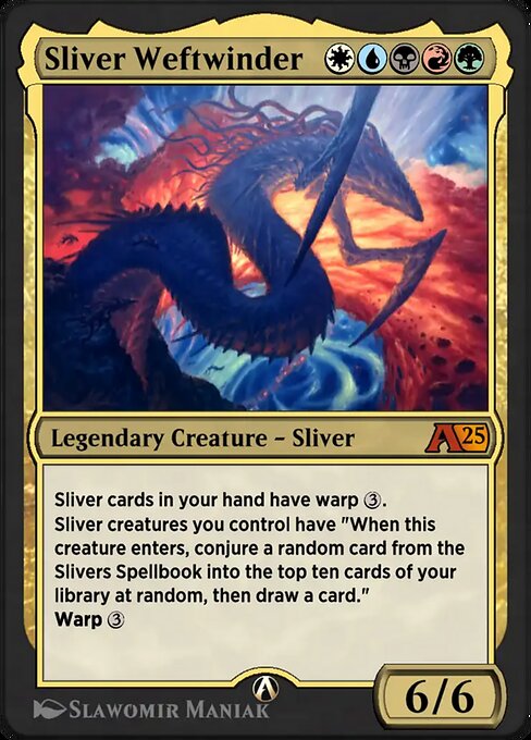 Magic the Gathering Card - Sliver Weftwinder - MTG Circle