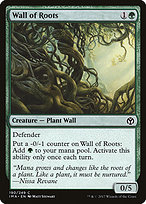 Magic the Gathering Card - Wall of Roots - MTG Circle