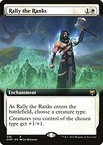 Magic the Gathering Card - Rally the Ranks - MTG Circle