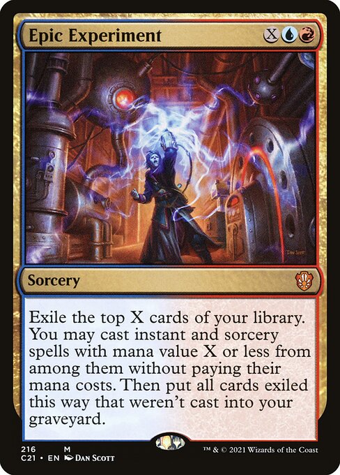 Magic the Gathering Card - Epic Experiment - MTG Circle