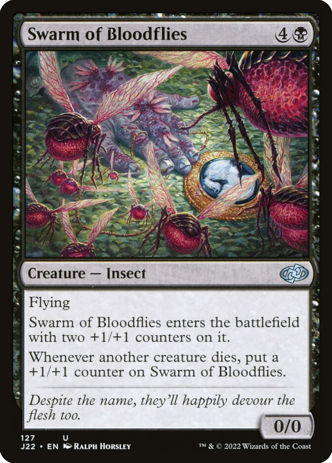 Magic the Gathering Card - Swarm of Bloodflies - MTG Circle