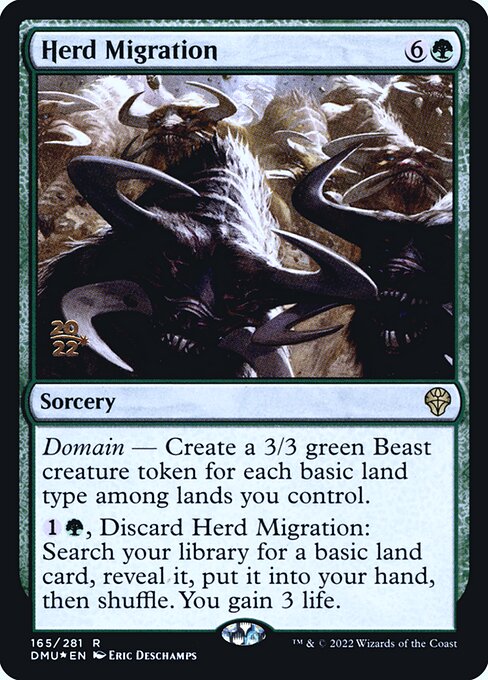 Magic the Gathering Card - Herd Migration - MTG Circle