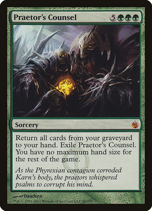 Magic the Gathering Card - Praetor's Counsel - MTG Circle