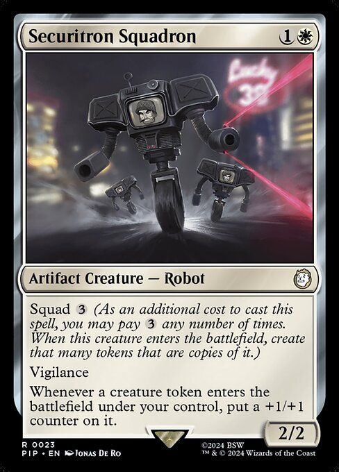 Magic the Gathering Card - Securitron Squadron - MTG Circle