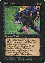 Magic the Gathering Card - Basal Thrull - MTG Circle