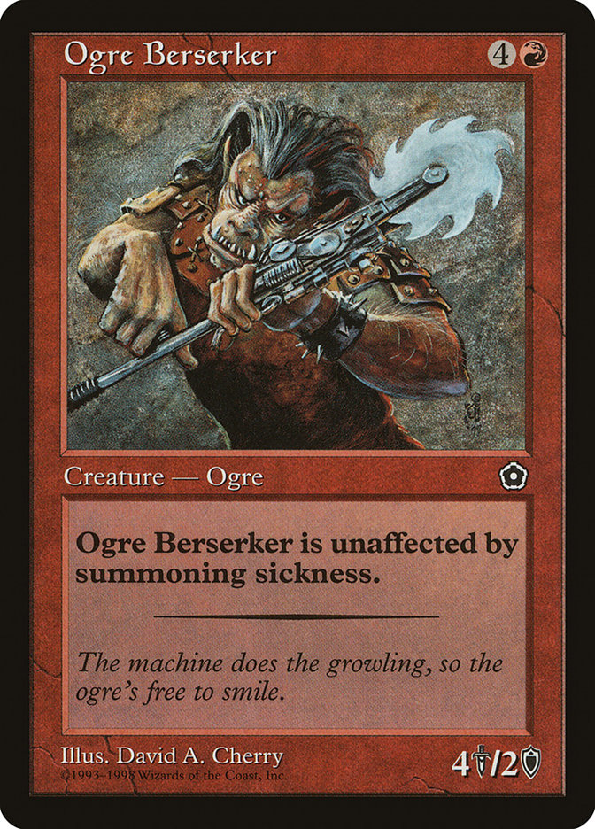Magic the Gathering Card - Ogre Berserker - MTG Circle