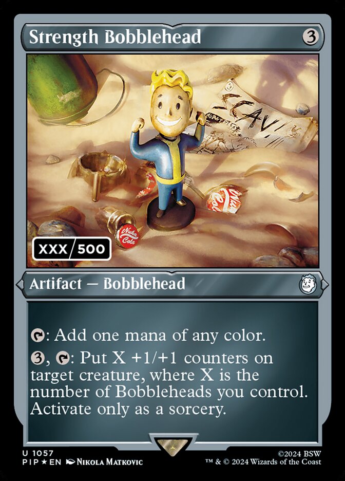 Magic the Gathering Card - Strength Bobblehead - MTG Circle