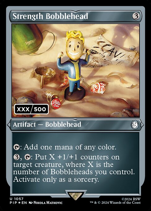 Magic the Gathering Card - Strength Bobblehead - MTG Circle