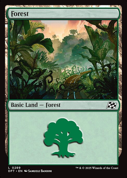 Magic the Gathering Card - Forest - MTG Circle