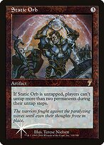 Magic the Gathering Card - Static Orb - MTG Circle