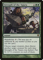 Magic the Gathering Card - Strength of the Tajuru - MTG Circle