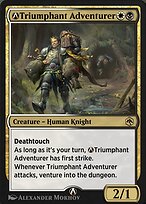 Magic the Gathering Card - A-Triumphant Adventurer - MTG Circle