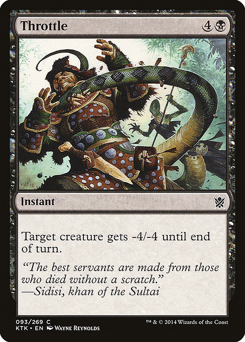 Magic the Gathering Card - Throttle - MTG Circle