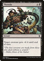 Magic the Gathering Card - Throttle - MTG Circle