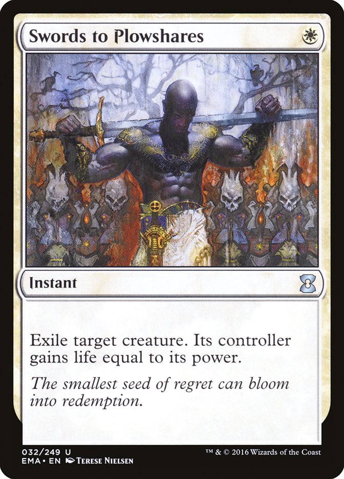 Magic the Gathering Card - Swords to Plowshares - MTG Circle