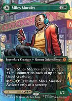 Magic the Gathering Card - Miles Morales // Ultimate Spider-Man - MTG Circle