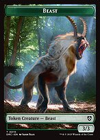 Magic the Gathering Card - Beast - MTG Circle