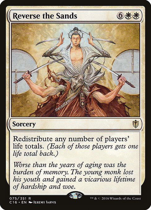 Magic the Gathering Card - Reverse the Sands - MTG Circle