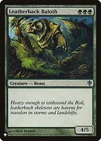 Magic the Gathering Card - Leatherback Baloth - MTG Circle