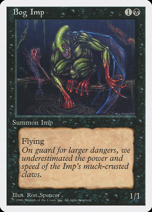 Magic the Gathering Card - Bog Imp - MTG Circle