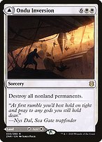 Magic the Gathering Card - Ondu Inversion // Ondu Skyruins - MTG Circle