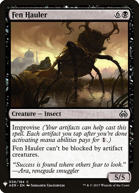 Magic the Gathering Card - Fen Hauler - MTG Circle