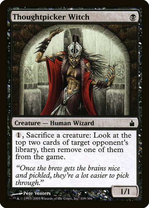 Magic the Gathering Card - Thoughtpicker Witch - MTG Circle