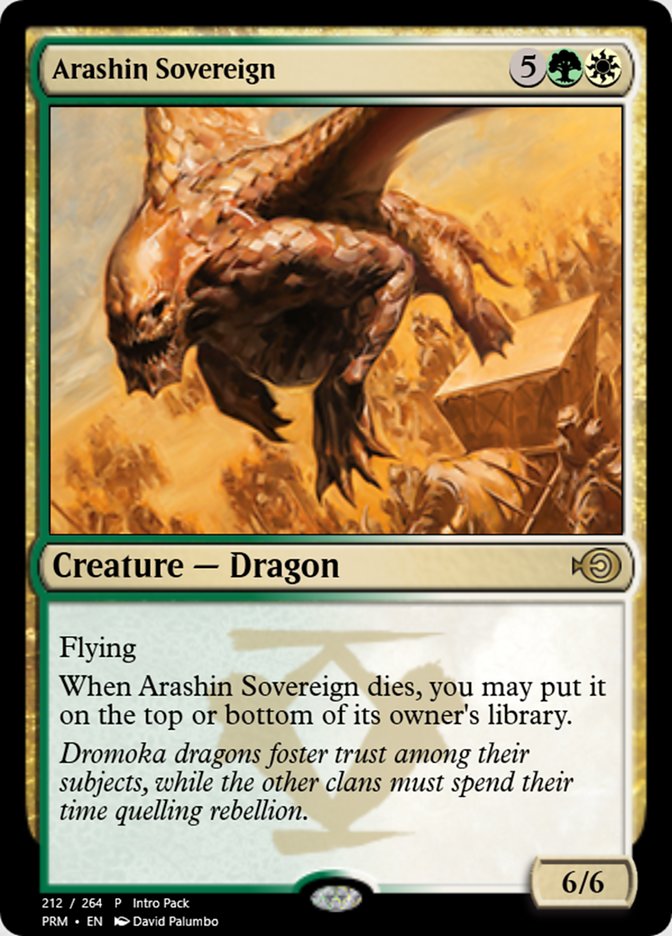 Magic the Gathering Card - Arashin Sovereign - MTG Circle