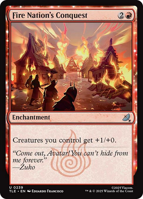 Magic the Gathering Card - Fire Nation's Conquest - MTG Circle