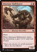 Magic the Gathering Card - Minotaur Skullcleaver - MTG Circle