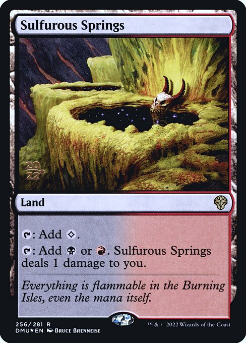 Magic the Gathering Card - Sulfurous Springs - MTG Circle