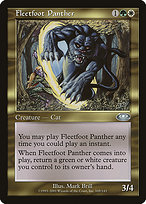 Magic the Gathering Card - Fleetfoot Panther - MTG Circle