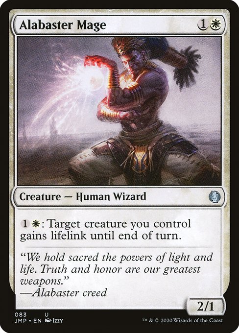 Magic the Gathering Card - Alabaster Mage - MTG Circle